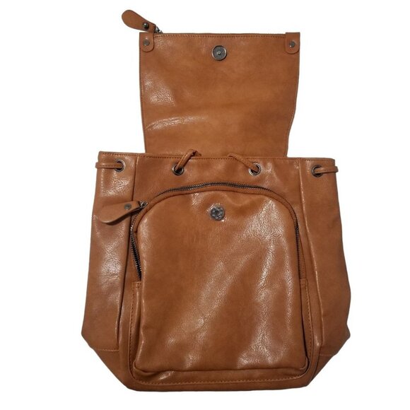 NEW Convertible‎ PU Leather Satchel Handbags and Shoulder Bag Size - Picture 6 of 6